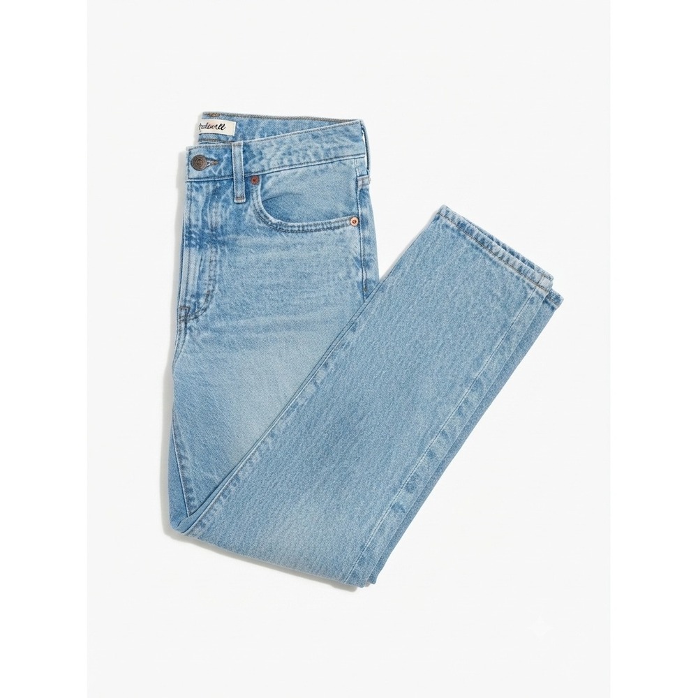 Madewell The Perfect Vintage Jean Light Wash High Rise Straight Leg Denim 27